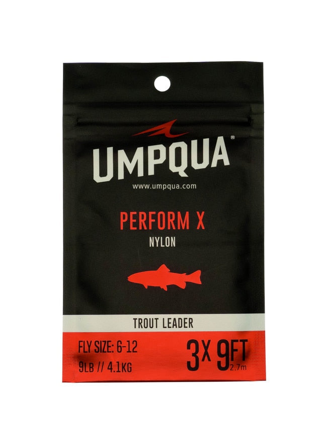 Umpqua Perform X Trout Leader - Sportinglife Turangi 